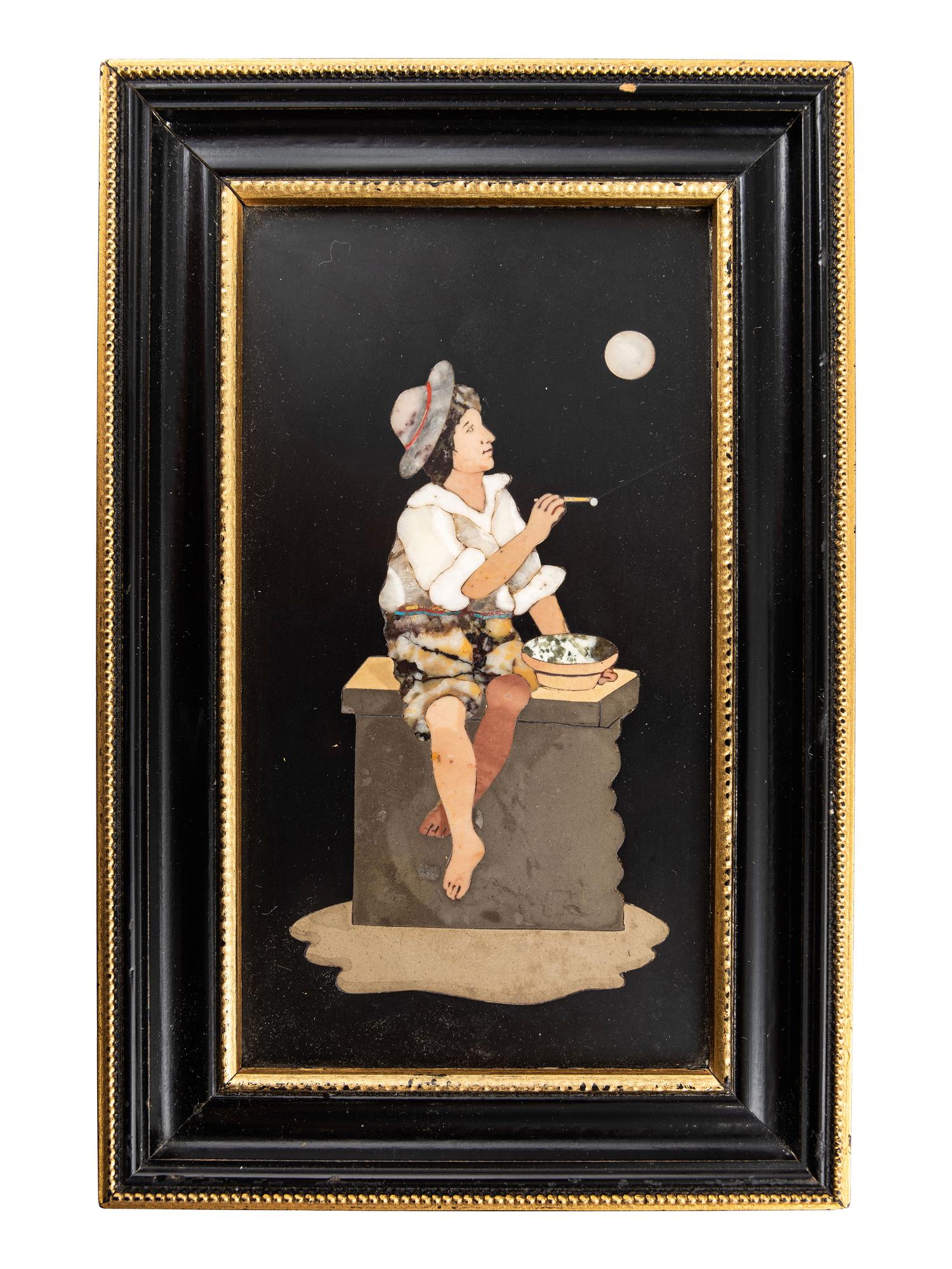 An Italian Pietra Dura Plaque