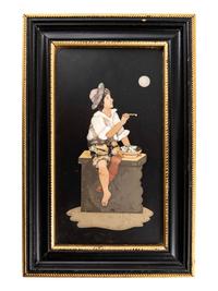 An Italian Pietra Dura Plaque