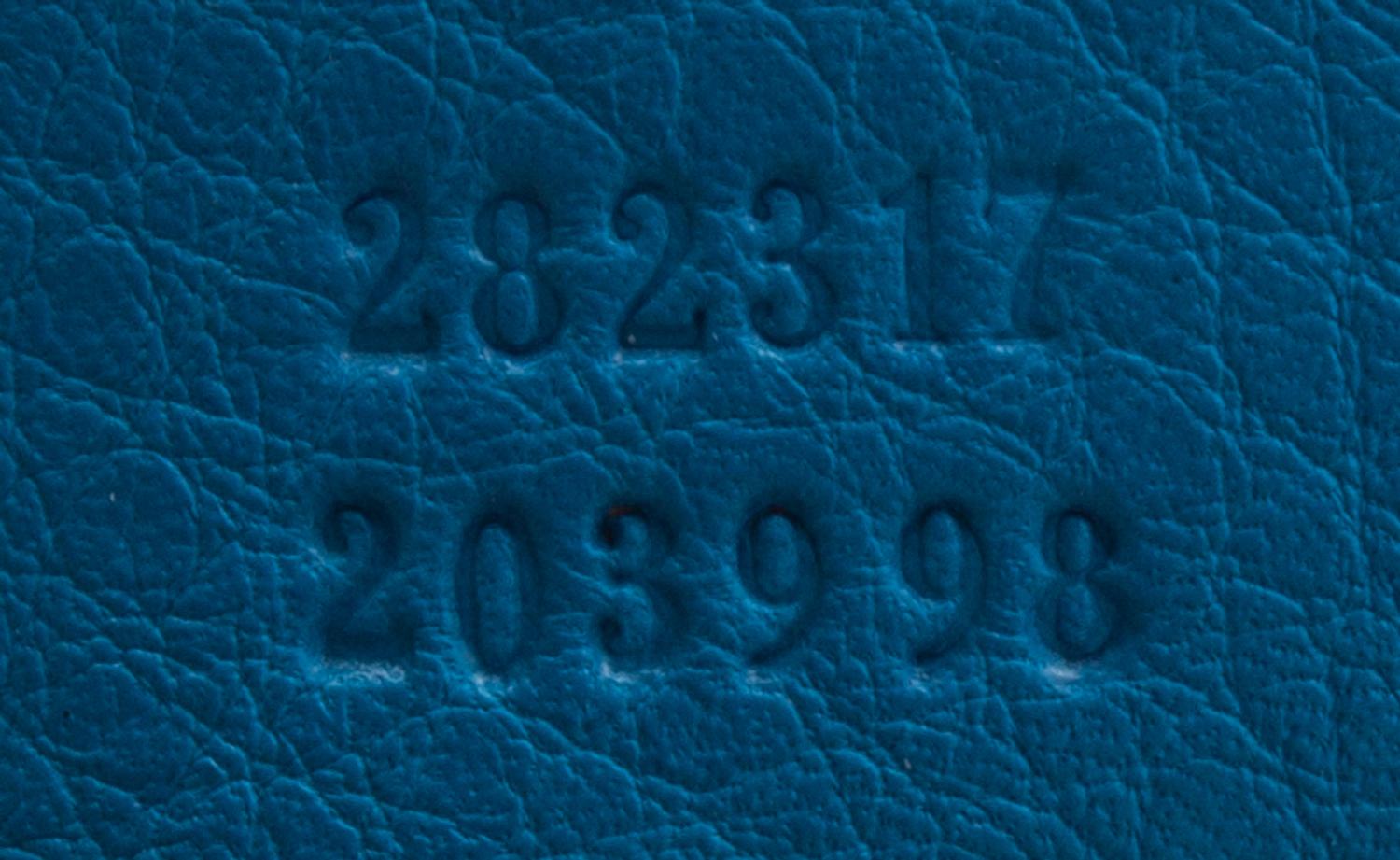 Gucci Blue Leather Tote, 2000s