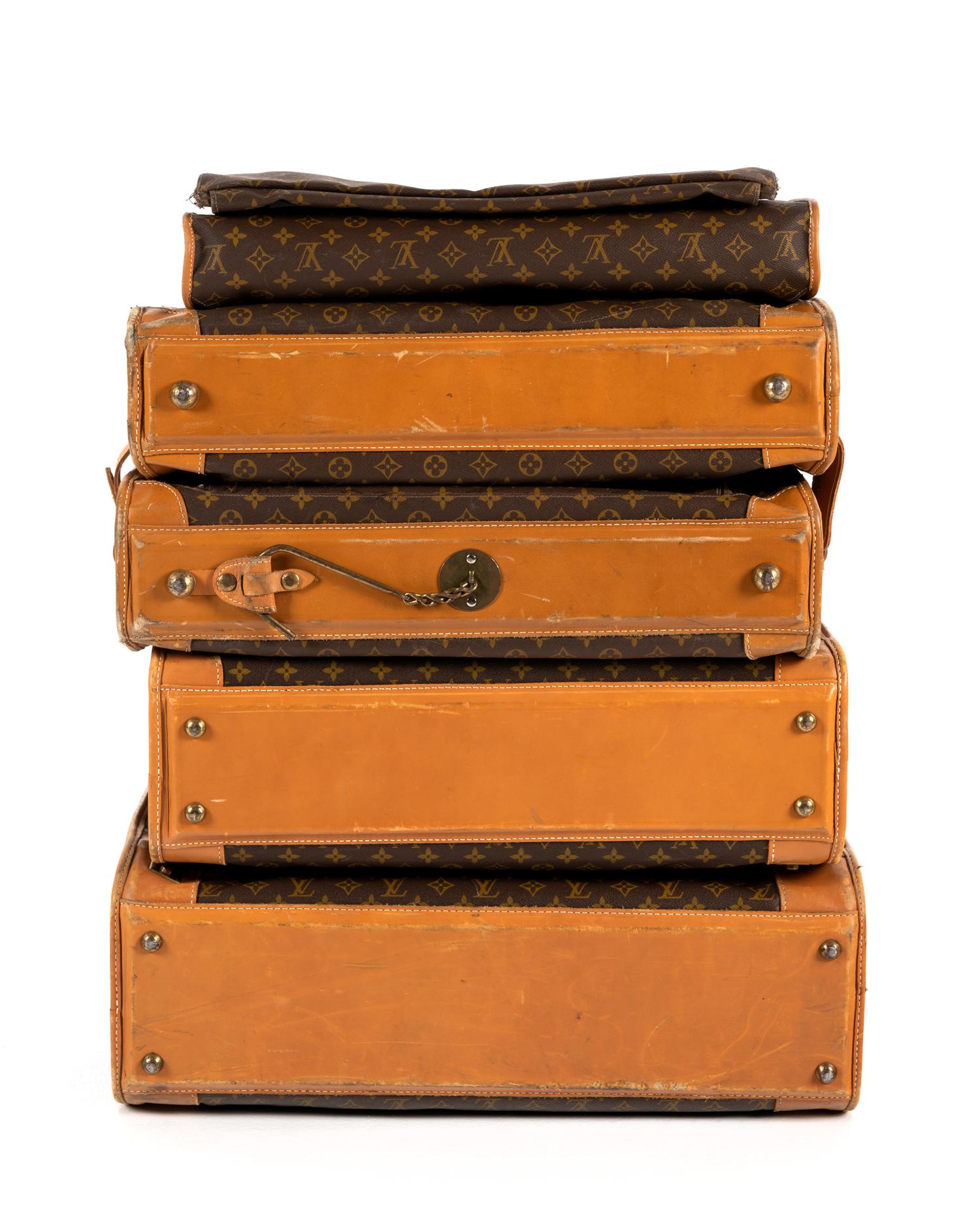 Five Pieces of Louis Vuitton Luggage