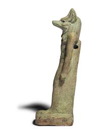 An Egyptian Faience Anubis
