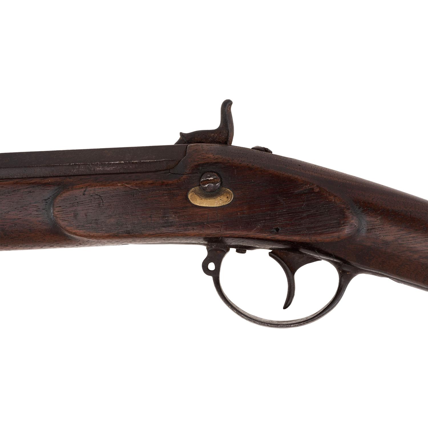 Large Bore Fullstock Percussion Plains Rifle by Leman