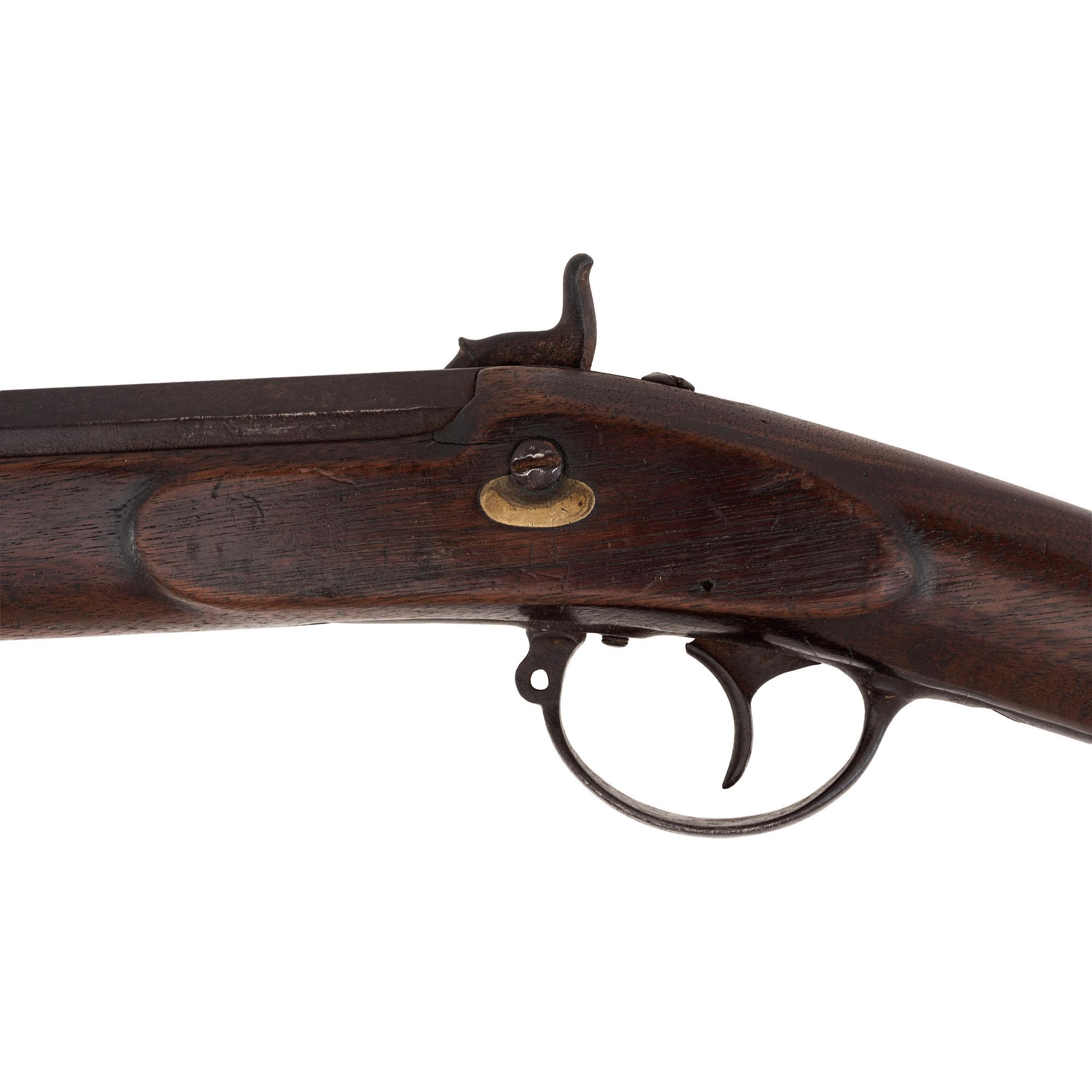 Large Bore Fullstock Percussion Plains Rifle by Leman