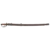 Confederate Cavalry Saber in Wooden Scabbard by Kraft, Goldschmidt & Kraft or H. Marshall