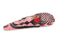 Nez Perce Beaded Hide Toy Cradle