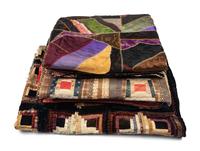 Three Patchwork Fabric Quilts