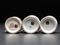 Three Porcelain Occupational Shaving Mugs