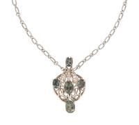 ANDESINE PENDANT AND PLATINUM CHAIN