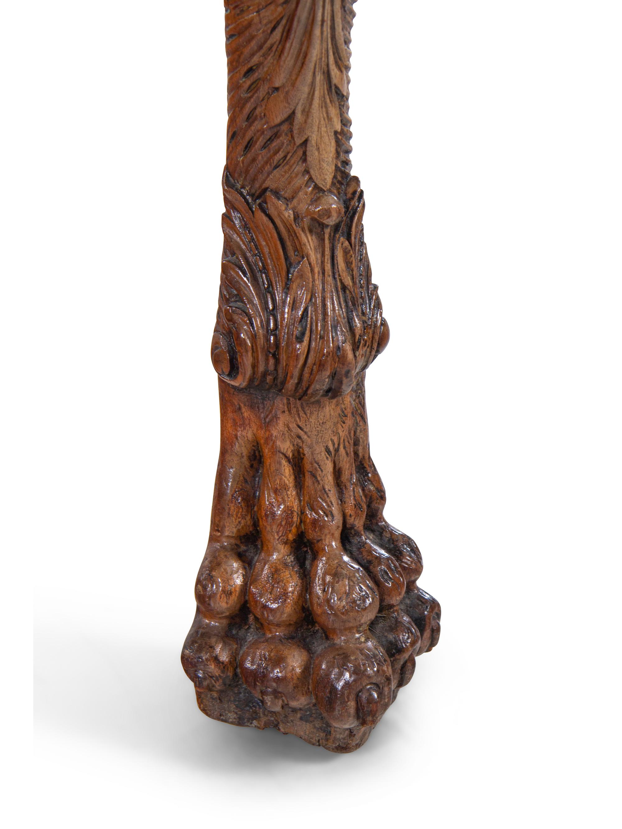 An Irish George III Style Carved Mahogany Console Table