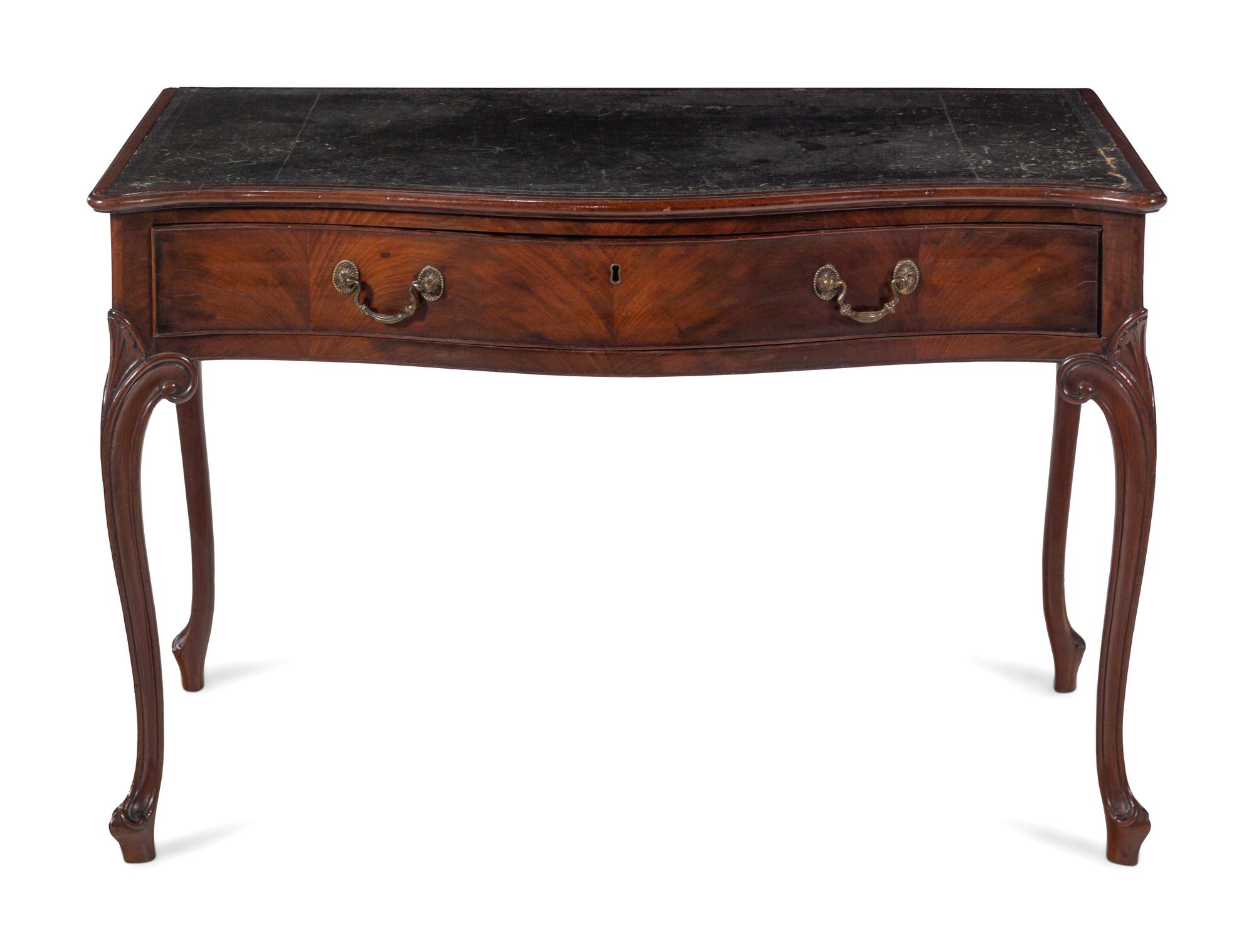 A George II Style Mahogany Writing Table
