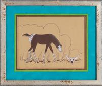 untitled, Horse and Buffalo Skull