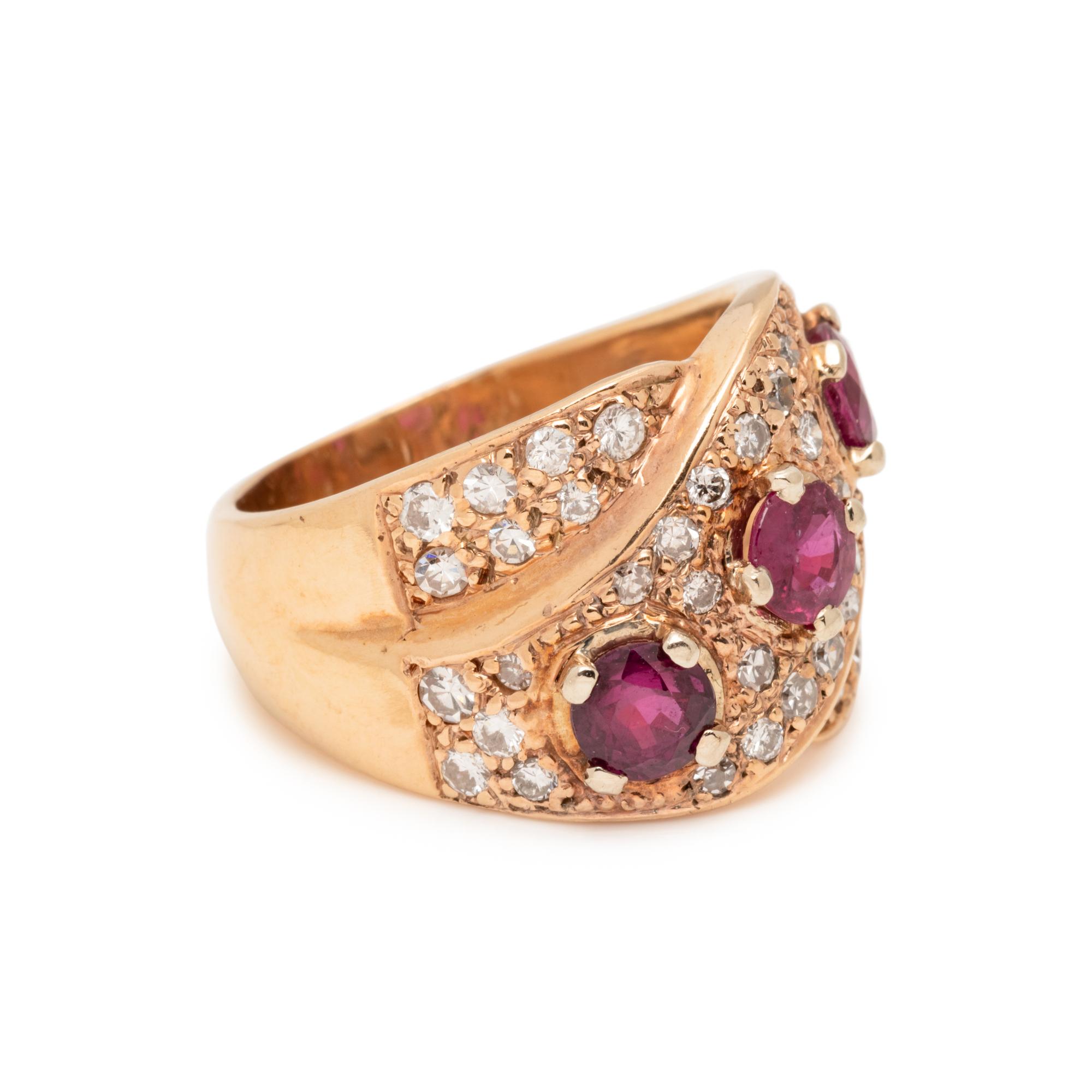 RUBY AND DIAMOND RING
