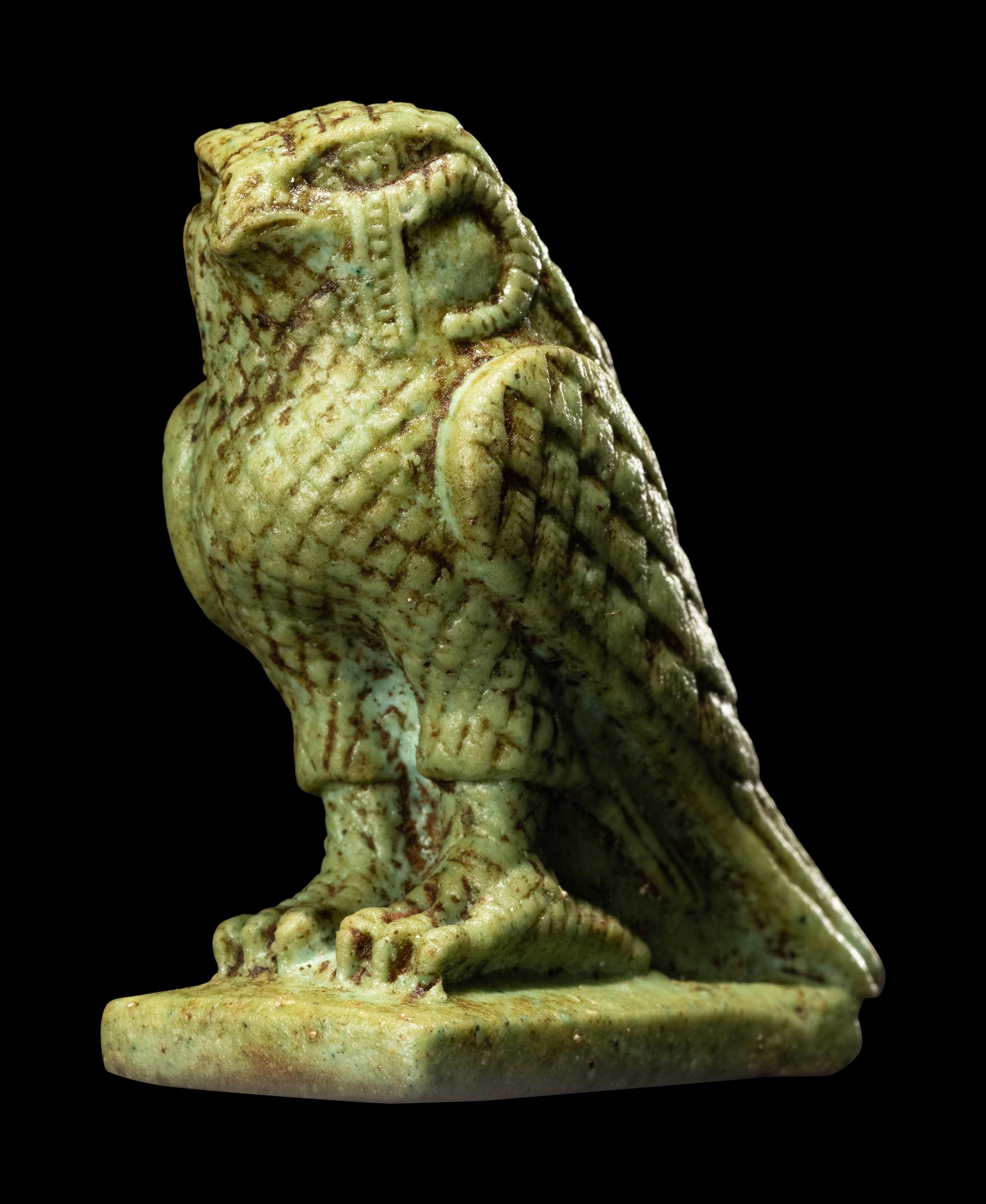 An Egyptian Faience Falcon