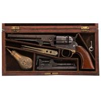 Kidder Cased Colt 1849 Pocket Revolver with Extra Barrel Inscribed to Asst. Surgeon Richard Gray Jr of 21st Ohio