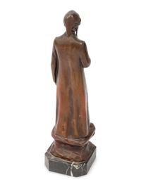 A Continental Bronze Figure of Dante Alighieri