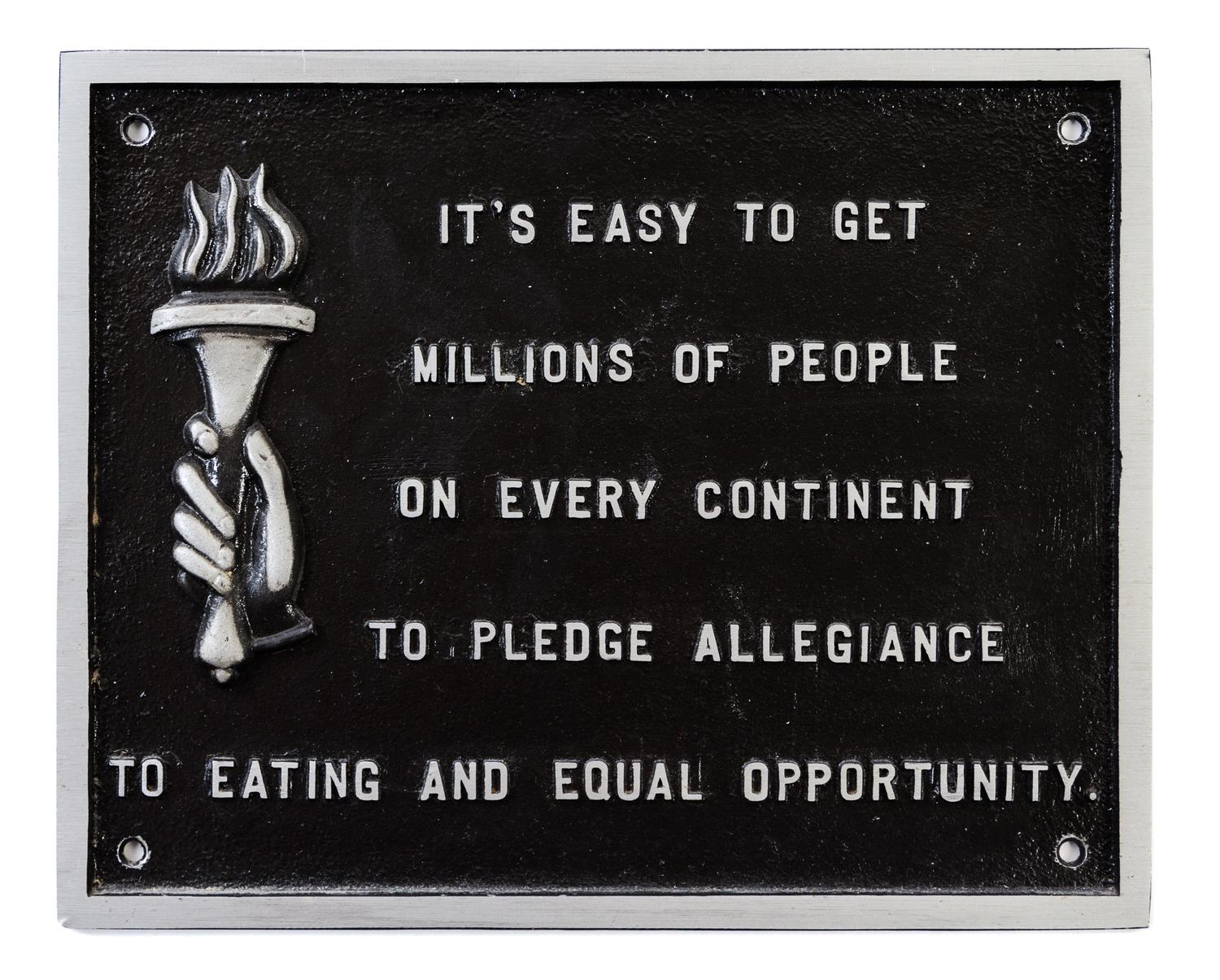 Jenny Holzer, (American, b. 1950), Selection from the Survival Series (It's easy to get millions...), 1983-85