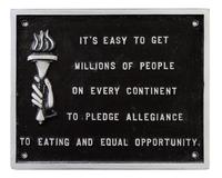 Jenny Holzer, (American, b. 1950), Selection from the Survival Series (It's easy to get millions...), 1983-85