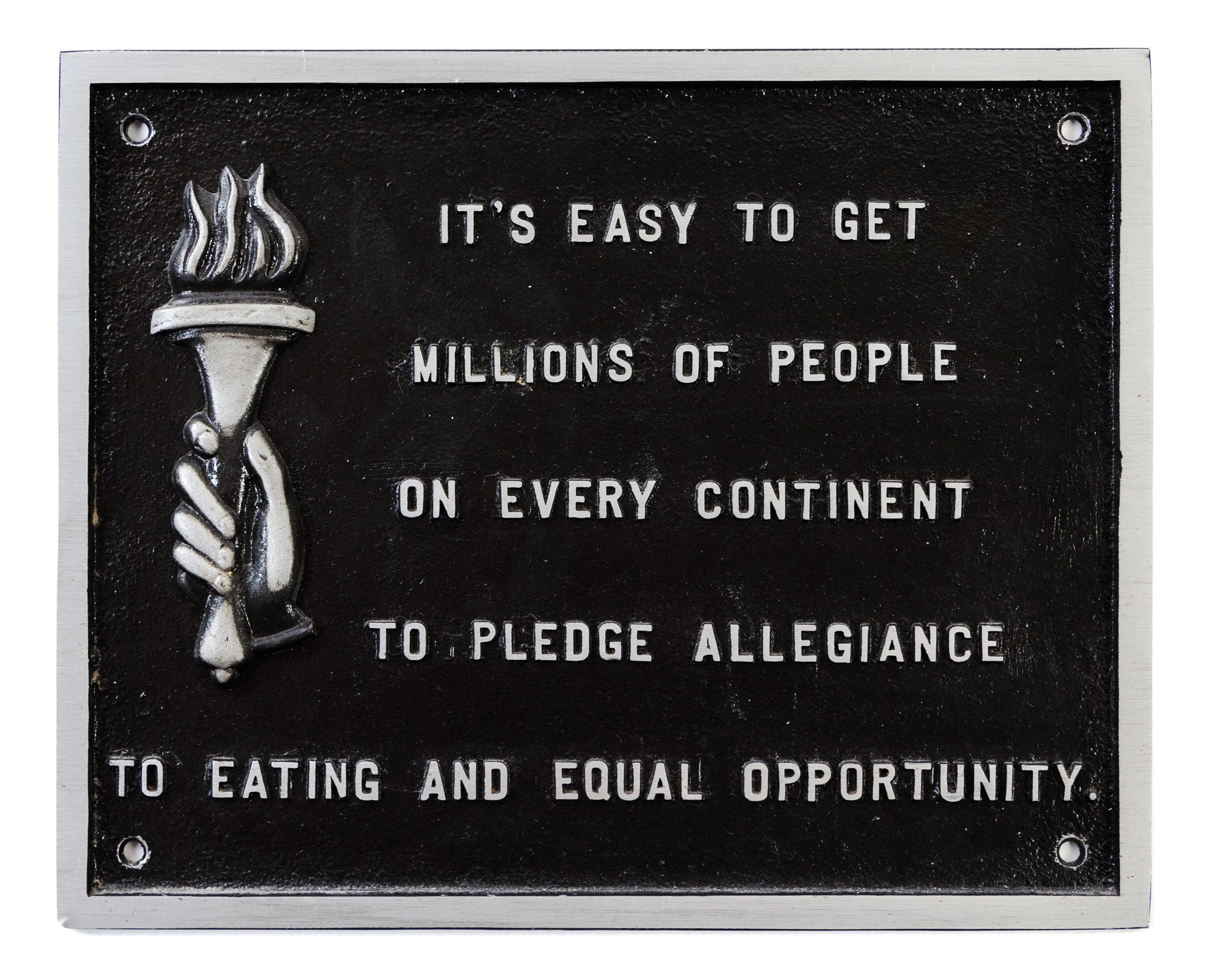 Jenny Holzer, (American, b. 1950), Selection from the Survival Series (It's easy to get millions...), 1983-85