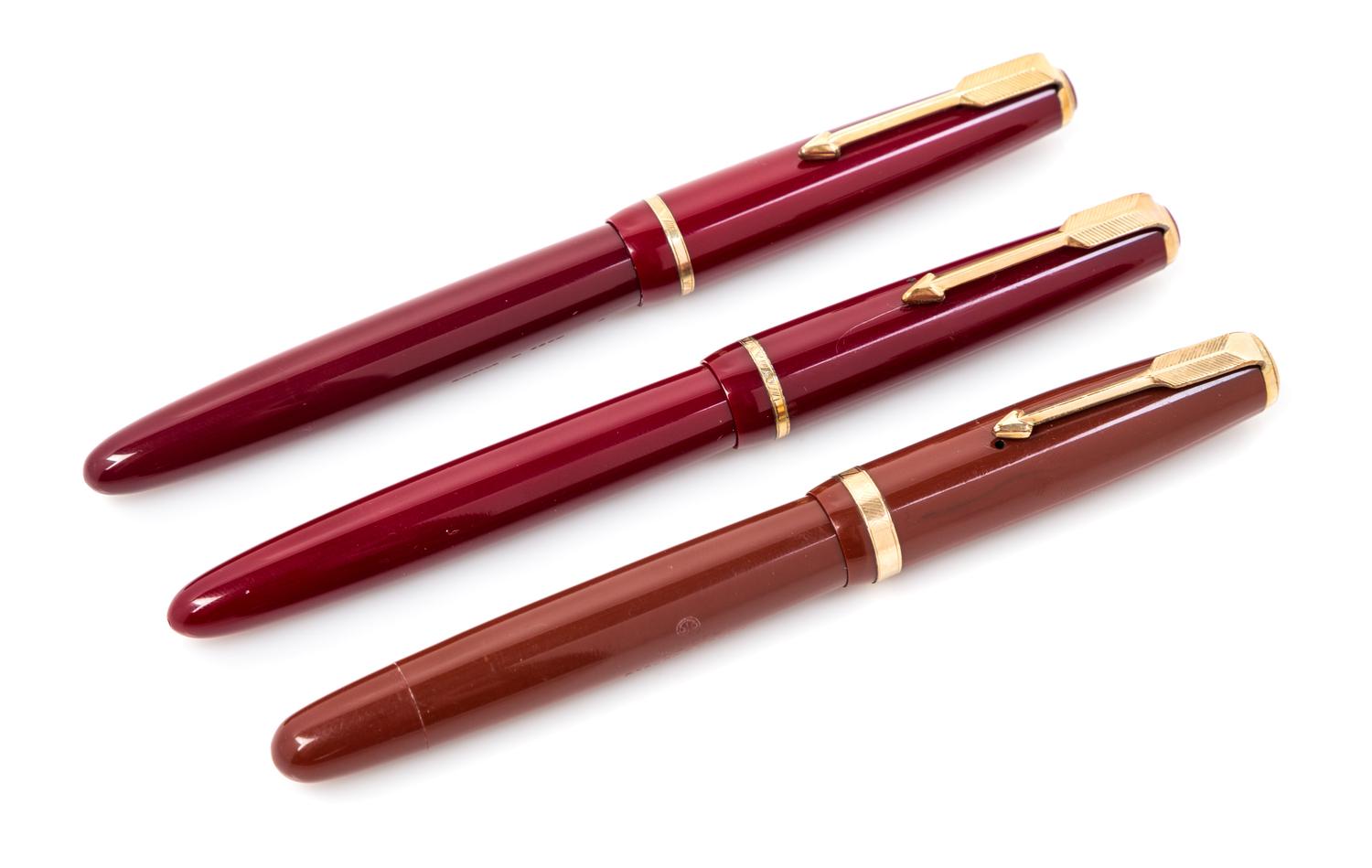 A Vintage Parker Duofold Fountain Pen Length 5 1/8 inches.