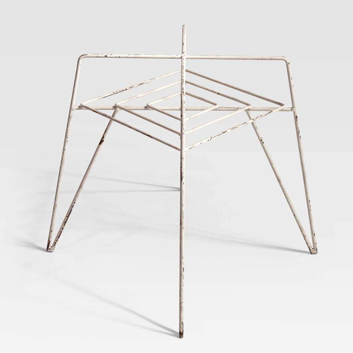 Vladimir Kagan (American, 1927-2016) Three Spindle Back Dining Chairs and Table Base, Kagan-Dreyfuss, Inc., USA, circa 1950