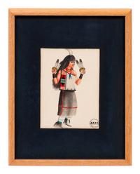 untitled, portraits of Pueblo dancers