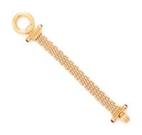 YELLOW GOLD AND AMETHYST BRACELET