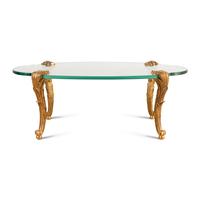 A Gilt Bronze Mounted Glass Low Table