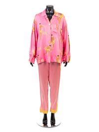Patrick Kelly Pink Pajama Set, 1980s