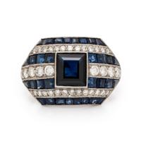 Sapphire and Diamond Ring