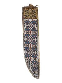 Great Lakes Loom Beaded Hide Knife Sheath