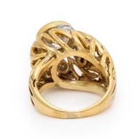 Diamond and Yellow Gold Ring