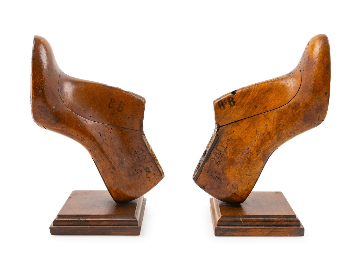 A Pair of Shoe Last Bookends