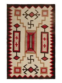 Navajo Storm Pattern Weaving / Rug