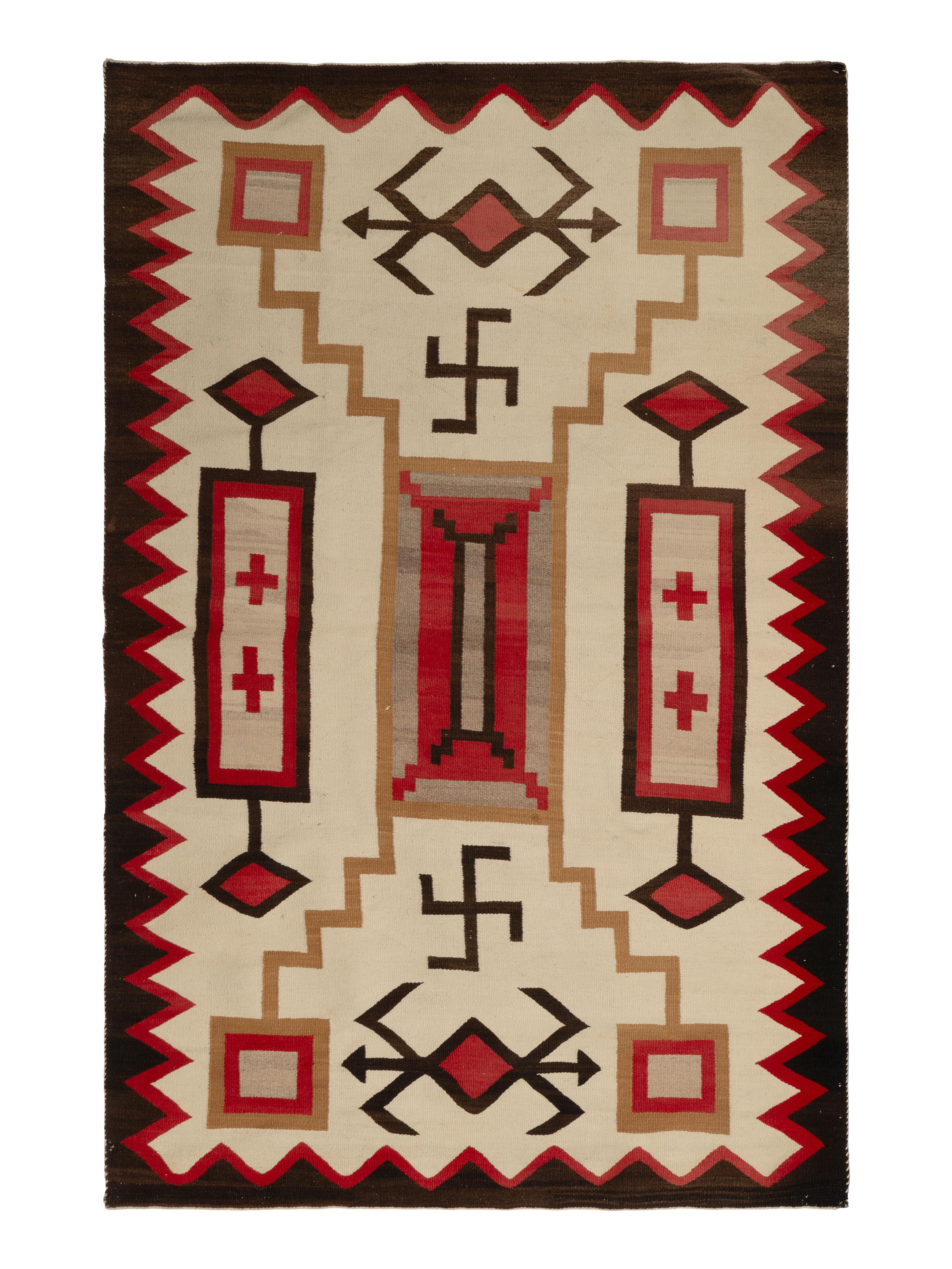 Navajo Storm Pattern Weaving / Rug