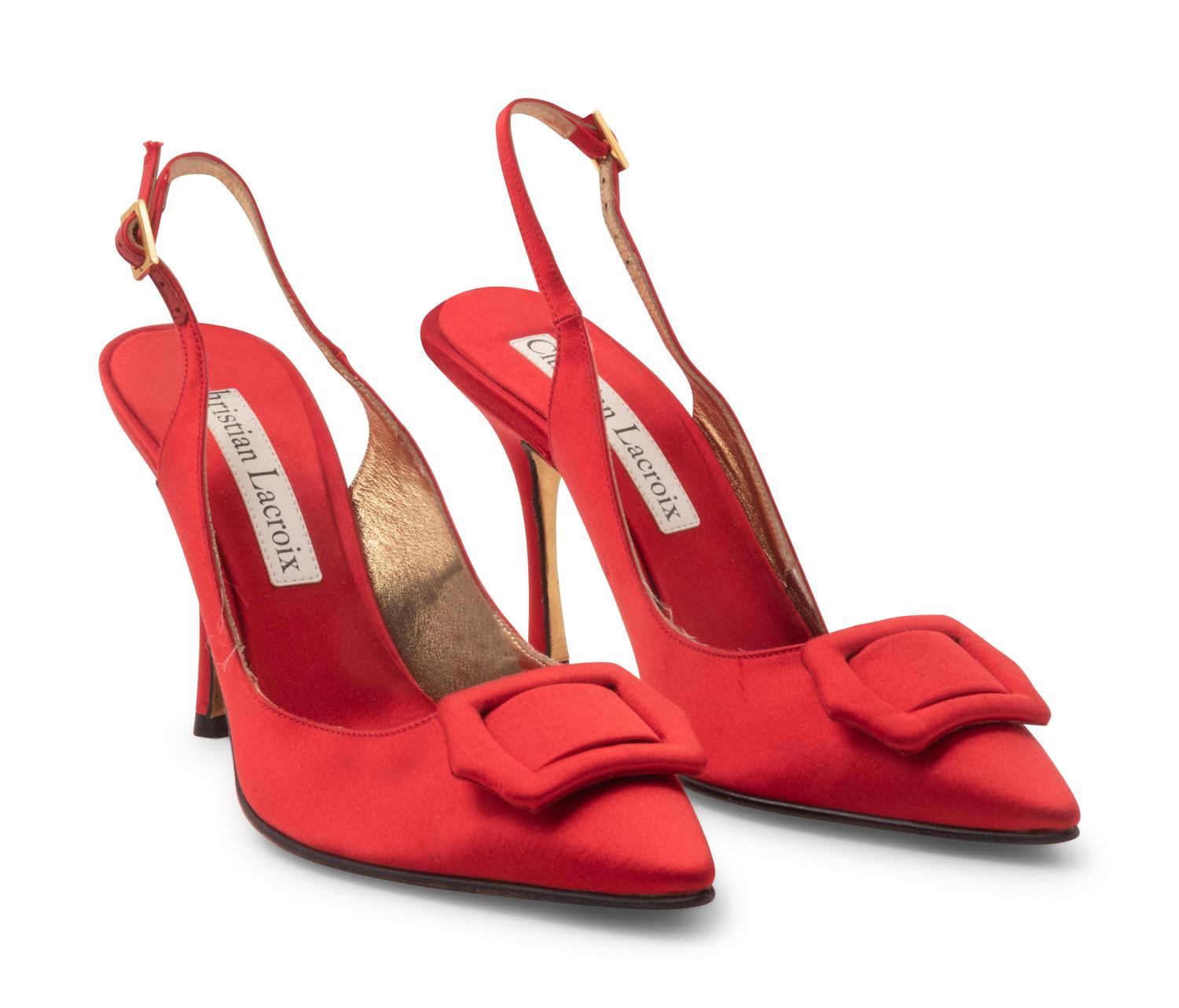 Nine Pairs of Shoes Including Three Lacroix and One Dior, 1980-2000s