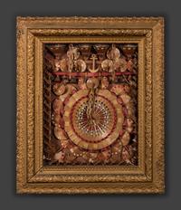 A Victorian Cut and Colored Straw and Wood Whimsey