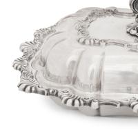 Two Silver-Plate Covered Vegetable Dishes