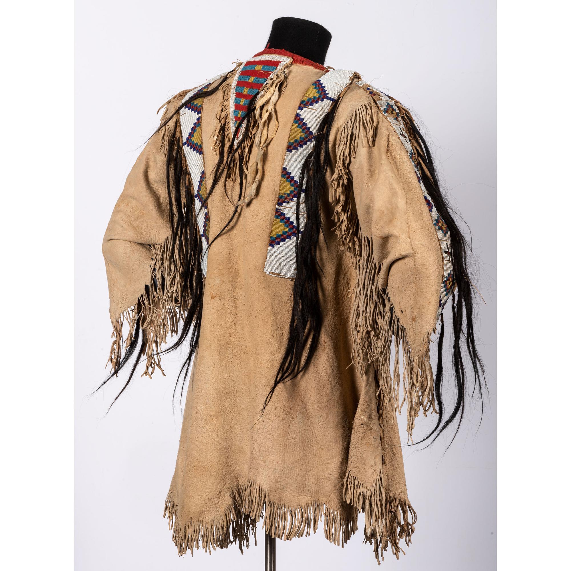 Northern Plains Beaded Hide Shirt
