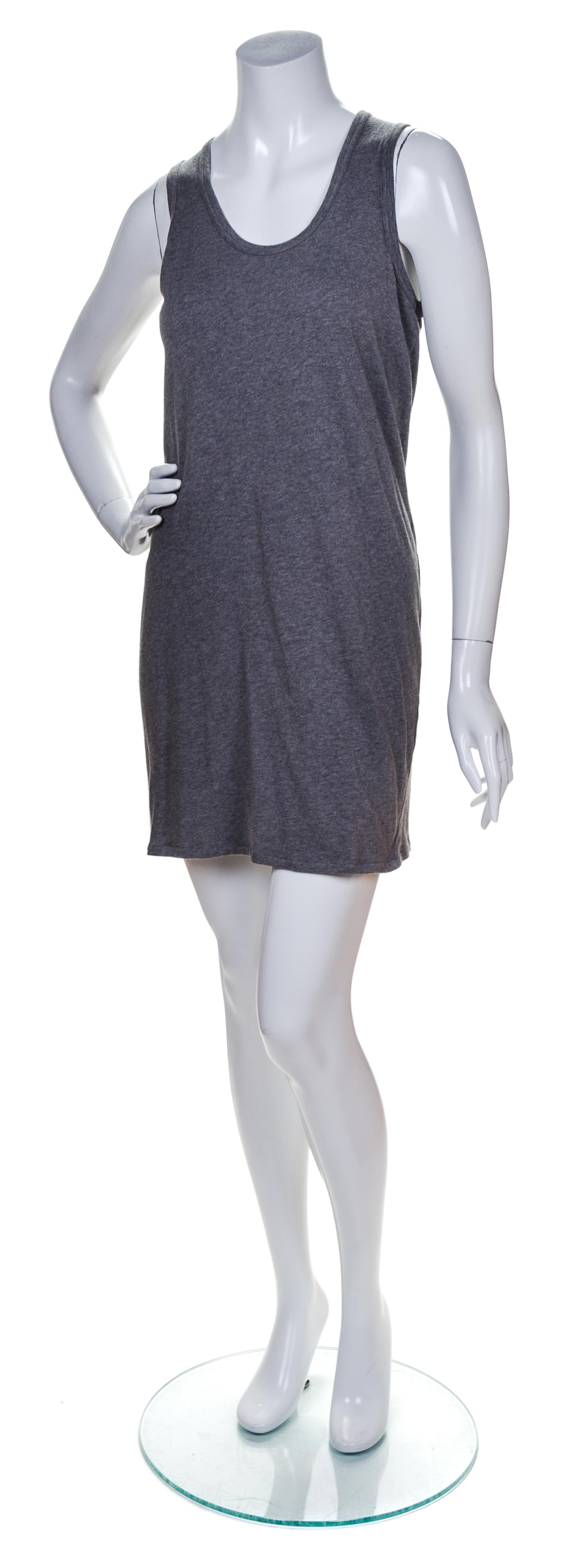 A Comme des Garcons Grey Cotton Dress Ensemble, Dress size S.