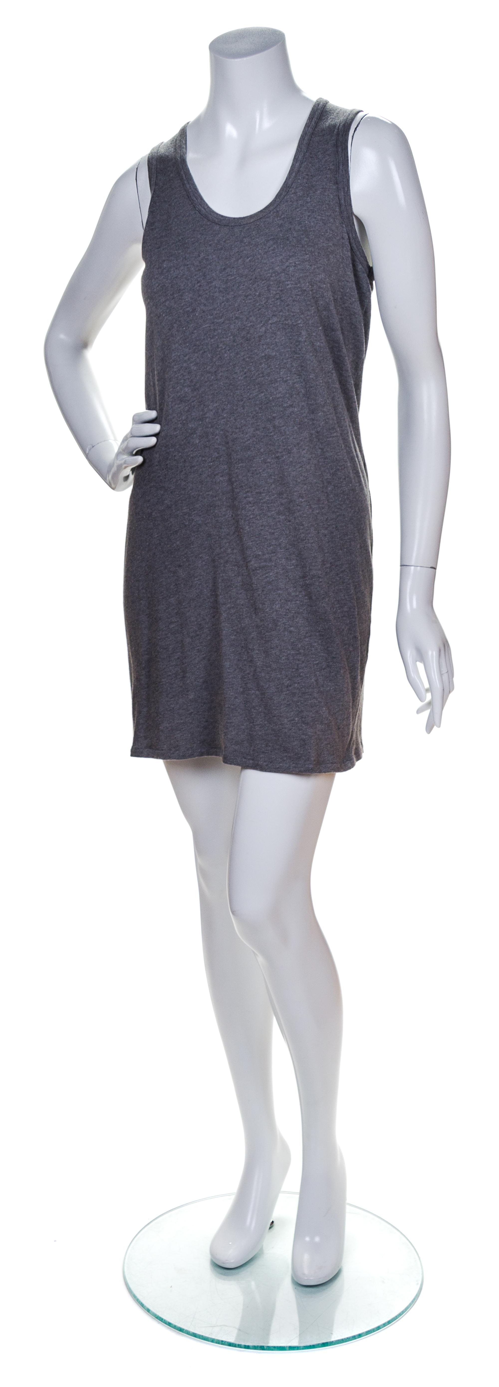 A Comme des Garcons Grey Cotton Dress Ensemble, Dress size S.