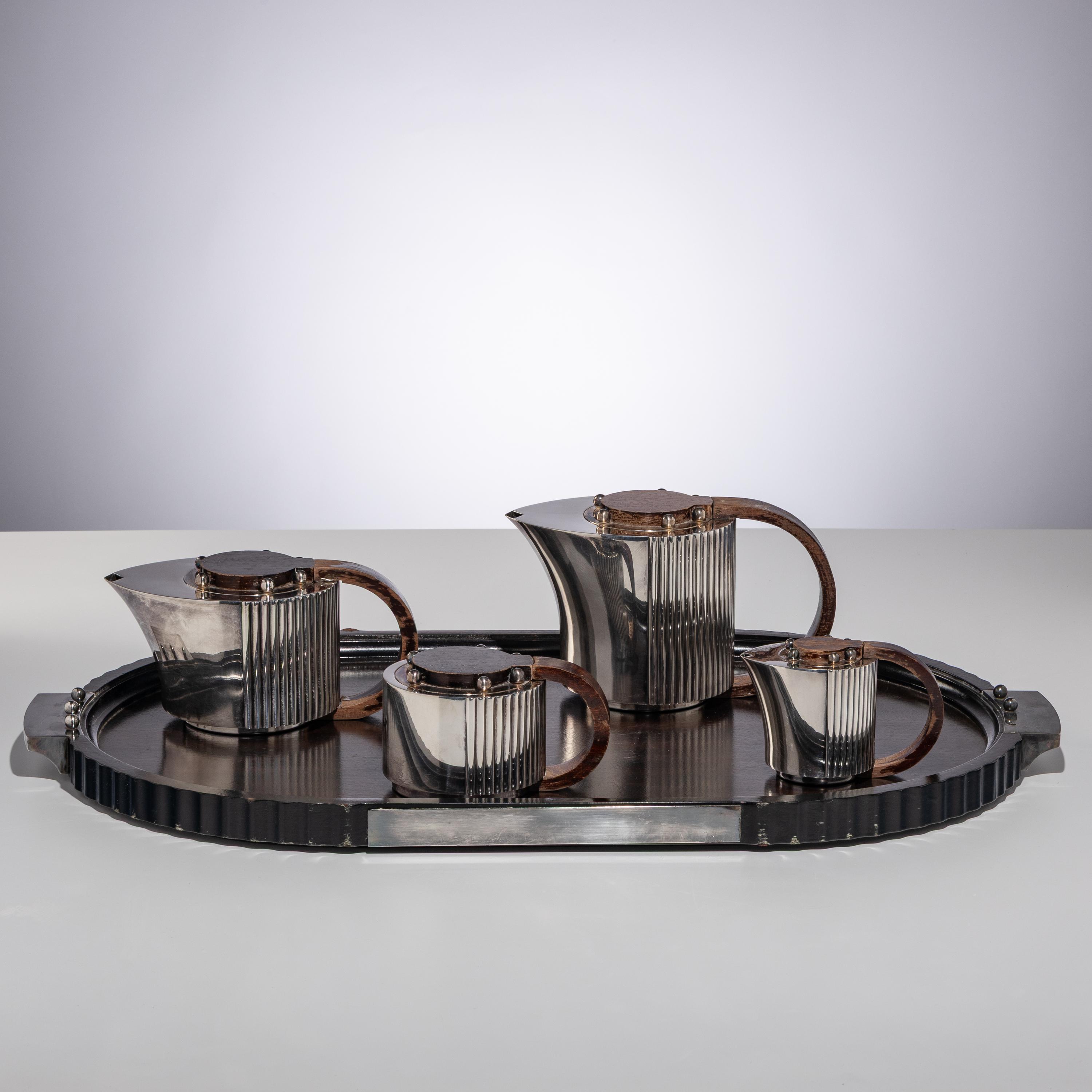 Jean Elysée Puiforcat (French, 1897–1945) — Etchéa Coffee and Tea Service, 1937