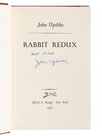 UPDIKE, John (1932-2009). A group of 4 FIRST EDITIONS of Updike’s Rabbit novels, most SIGNED, comprising: