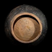 A Tairona Blackware Effigy Vessel