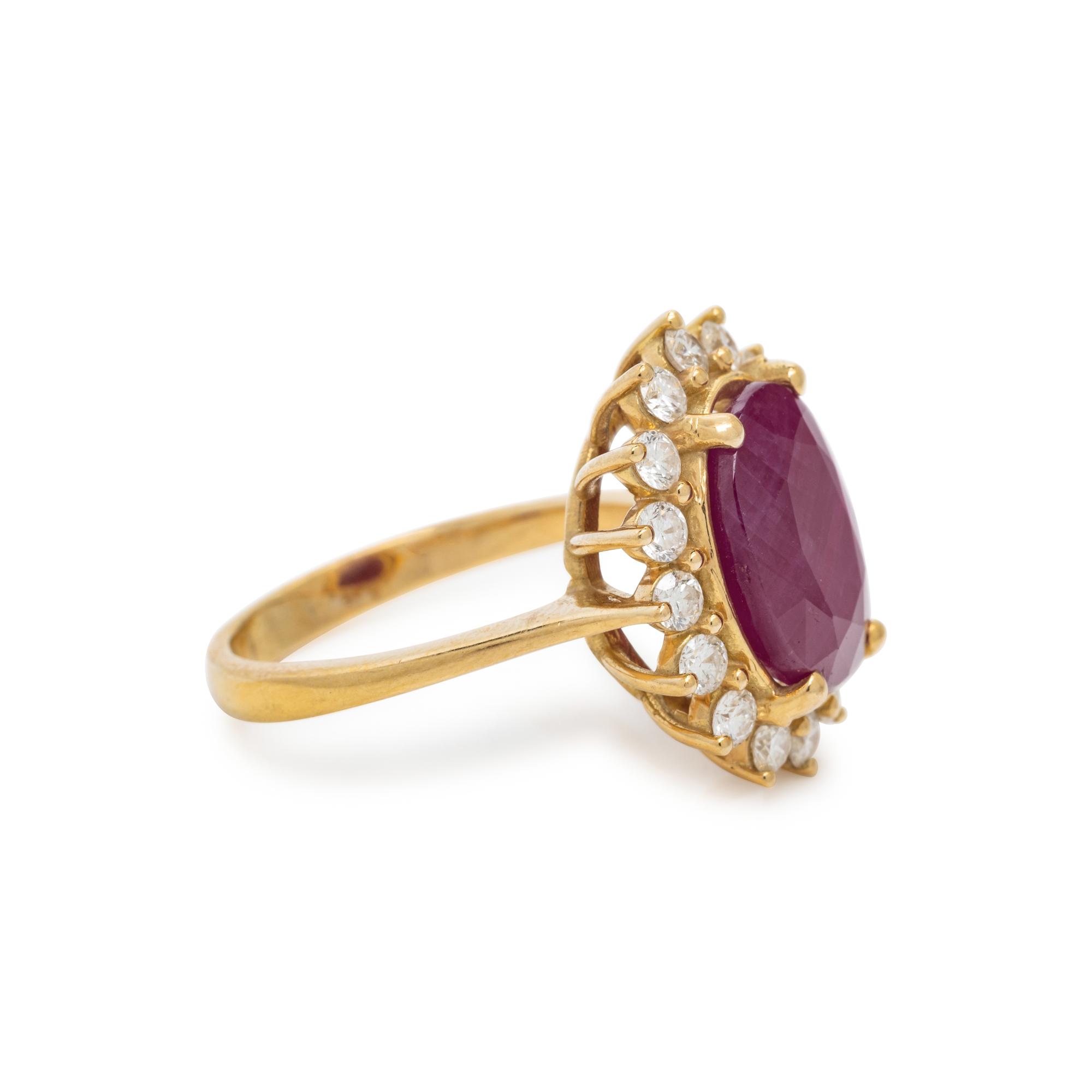 RUBY AND DIAMOND RING