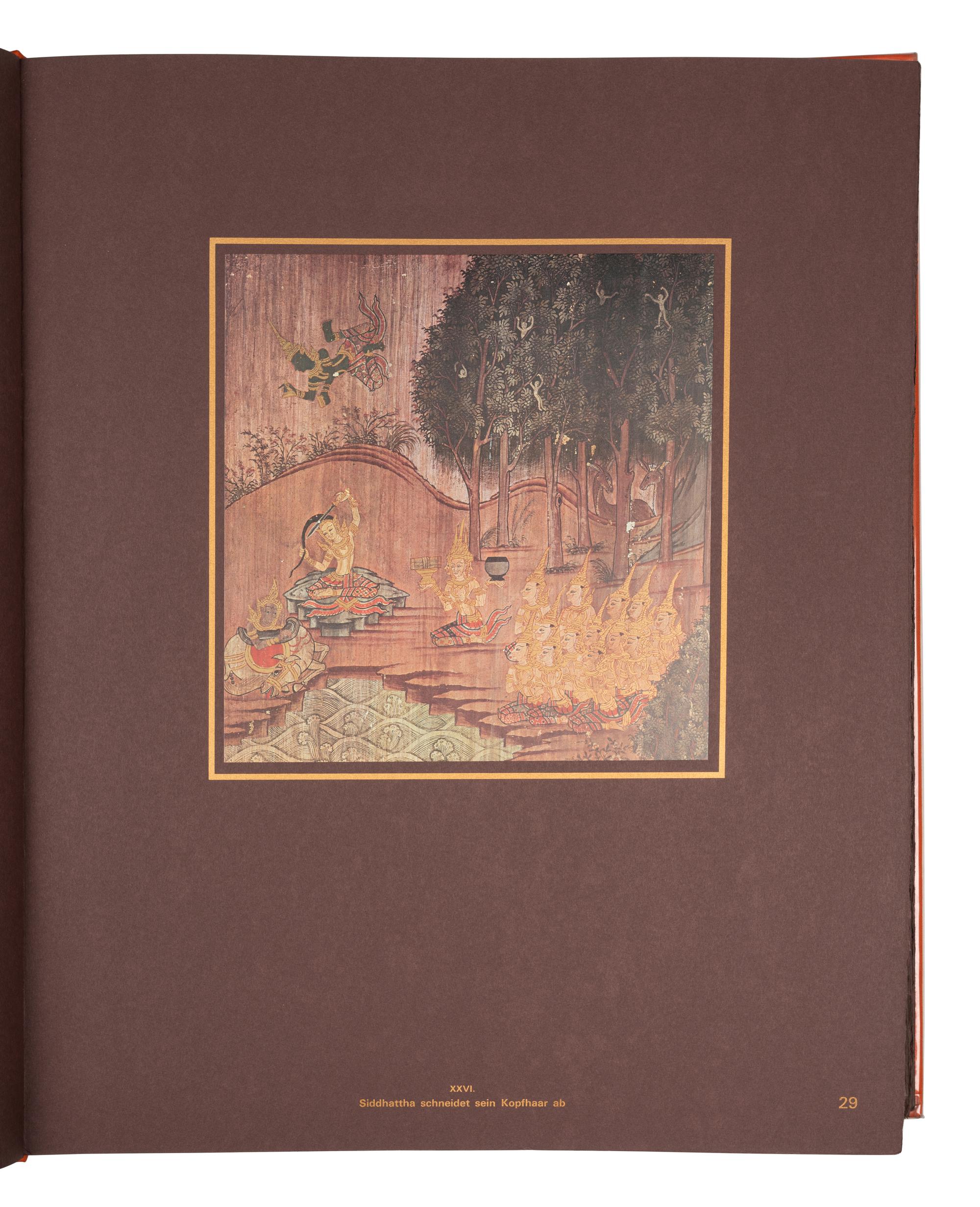 [THAI] WENK, Klaus. Wandmalereien in Thailand . Zürich: Oppersdorff, 1975.