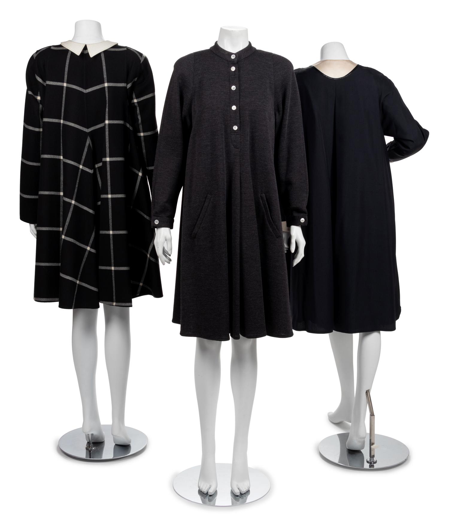 Three Geoffrey Beene Dresses, Spring 1989