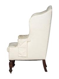 A Federal Style Mahogany Wing-Back Easy Chair