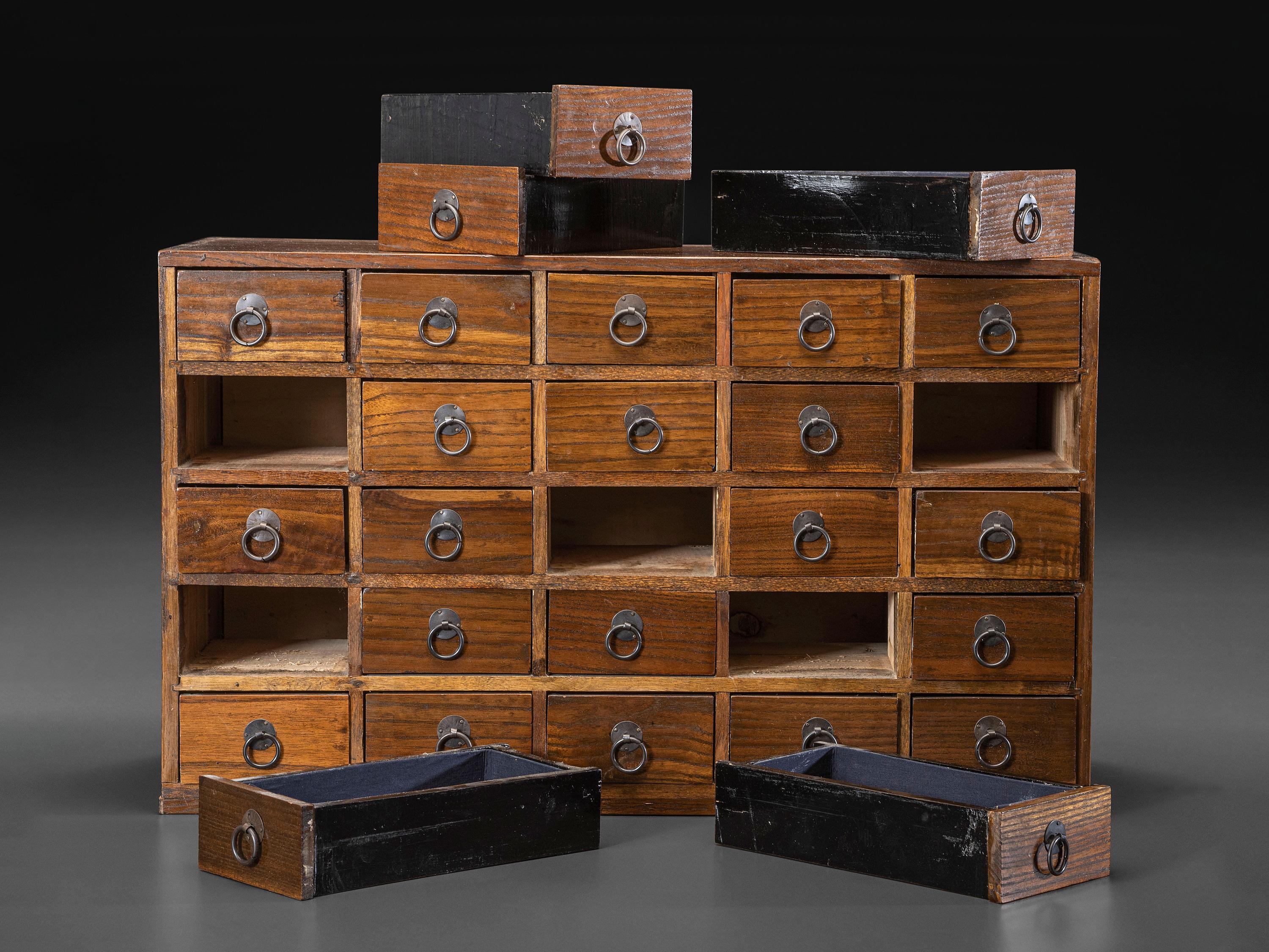 An Oak Watchmaker's Storage Chest