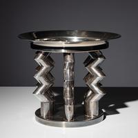 Murmansk silver-plate centerpiece Memphis, Italy, 1982