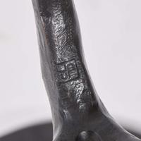 Christian Liaigre (French, 1943-2020) for Holly Hunt (American, active 1983 to present) Pair of "Trépied" Bronze Side Tables, USA, 2003
